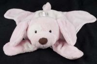 Gund Pink Spunky Dog Huggybuggy #058966 Lovey Security Blanket Plush